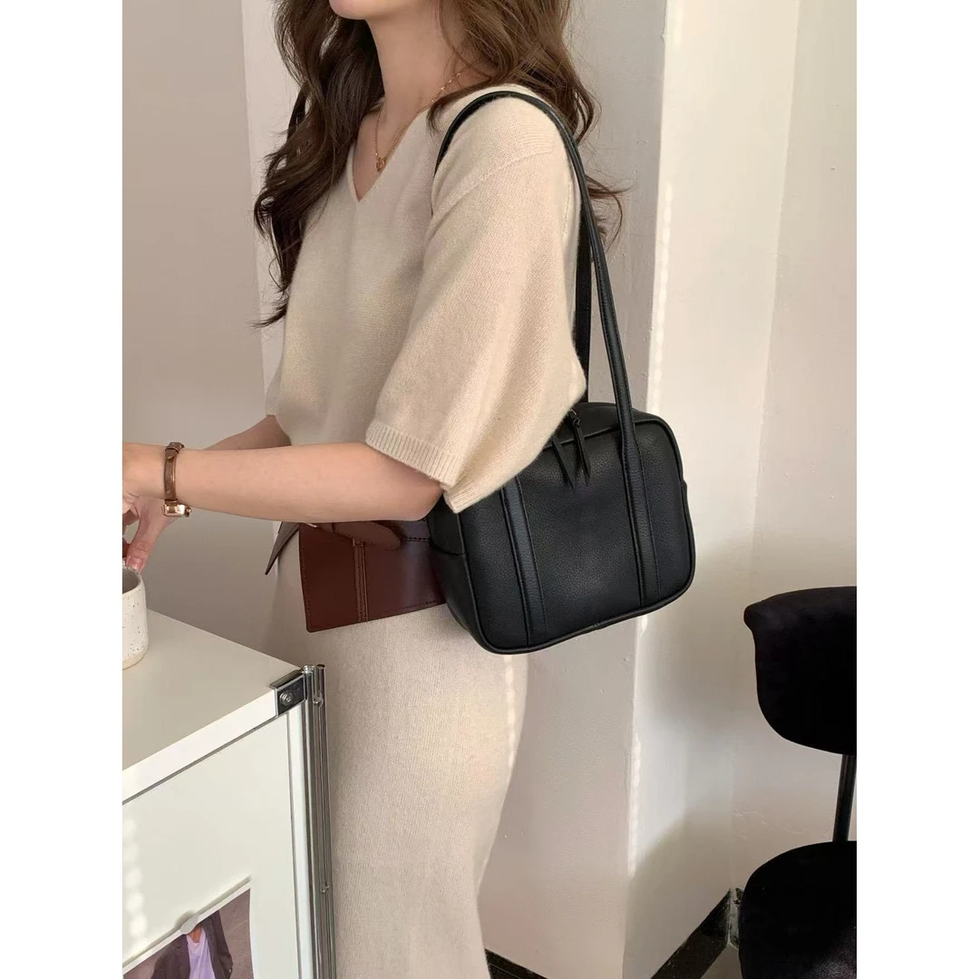 L-W3633#『百看不腻~』高级又百搭单肩包（真真）（21*9*17）