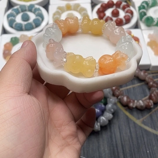 石英质玉（非洲翠）合金时尚大方气质优雅