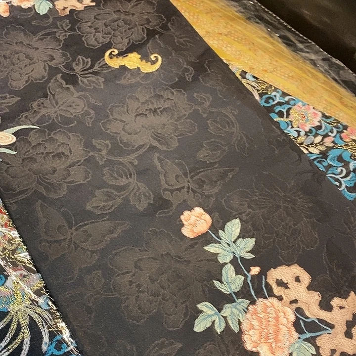 陶摆件山石牡丹茶席