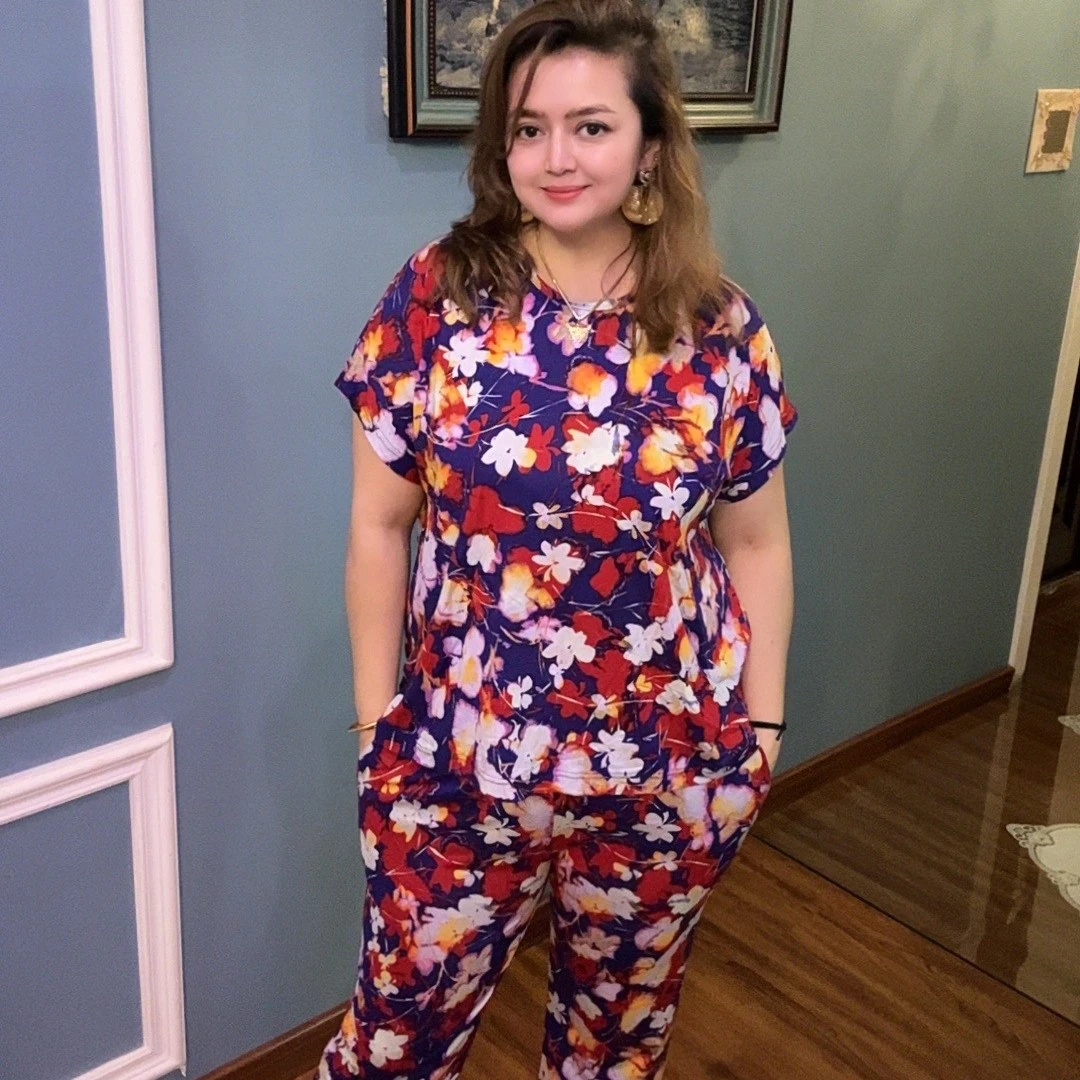 舒服女款家居服睡衣套装