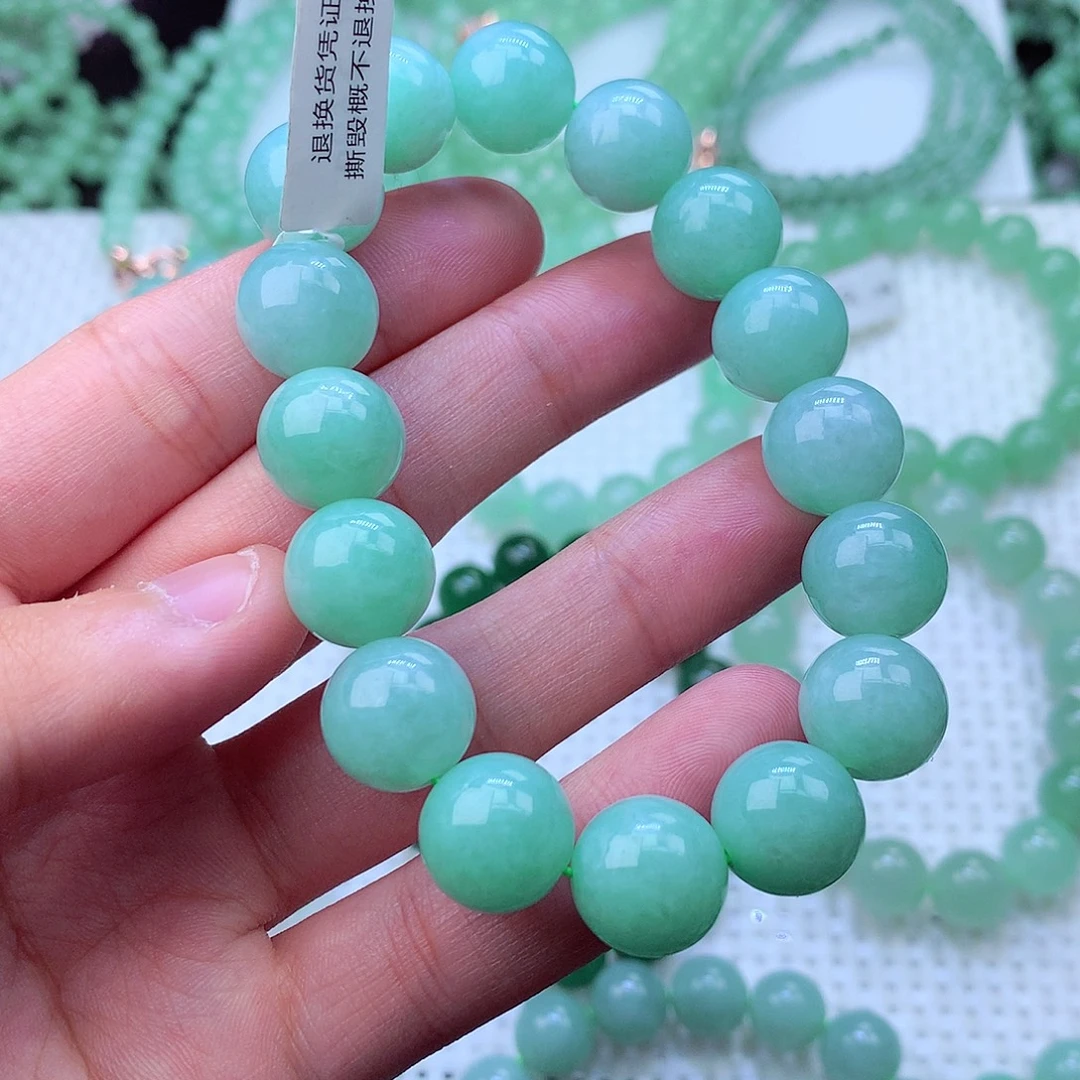 翡翠未镶嵌毛衣链