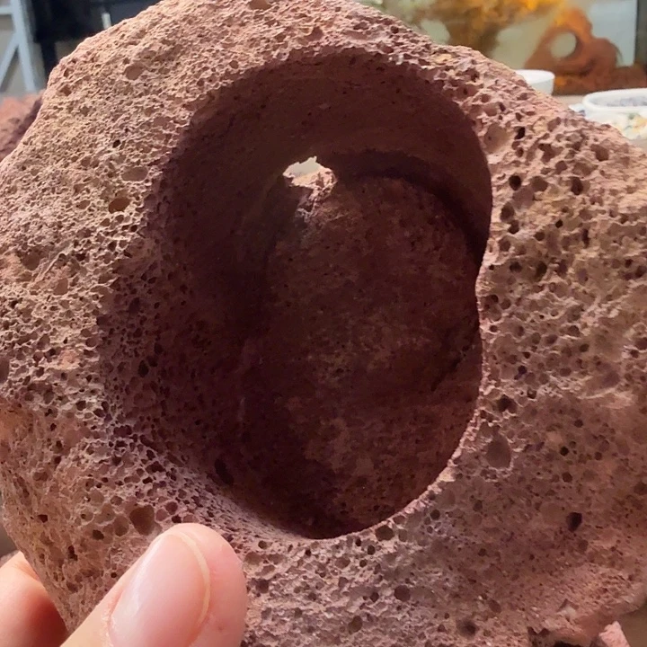 火山石花盆，微瑕疵，不退不换