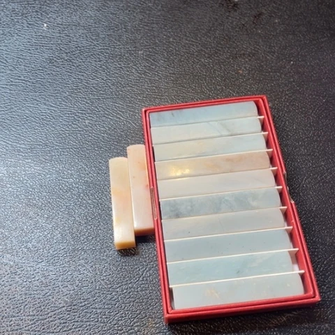 辽宁石印石晓*1.0*6.0素章一组十枚