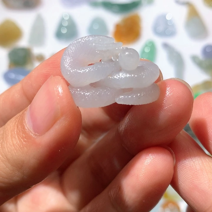 未镶嵌定制翡翠蛇