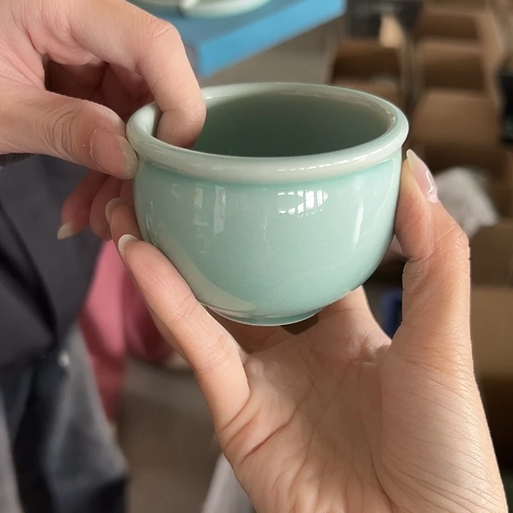 云间青瓷龙泉小米茶器