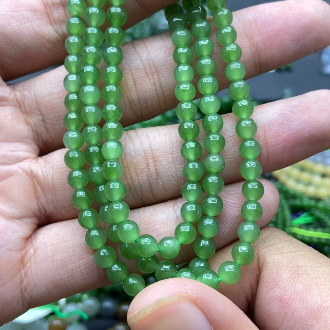 和田玉（碧玉）未镶嵌项链