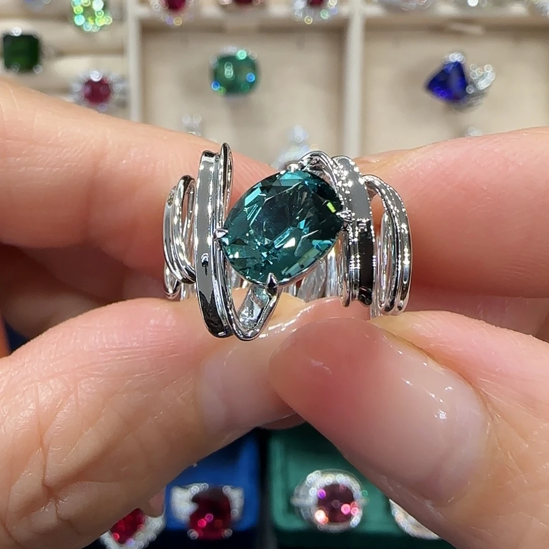 戒指碧玺18K金镶嵌2.32ct