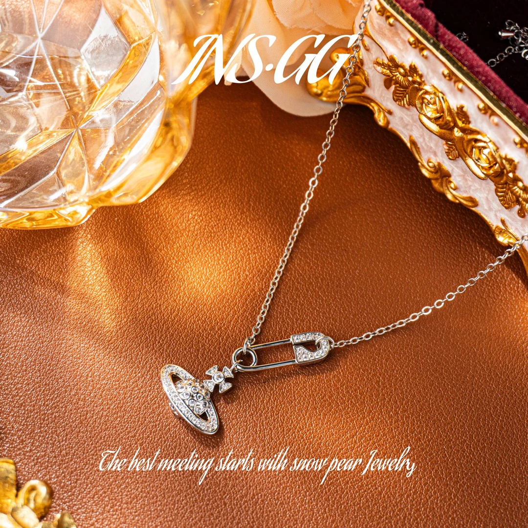 铜合金项链 【INS · GG】铜 ♠ 轻奢设计 LX2995 项链·中长