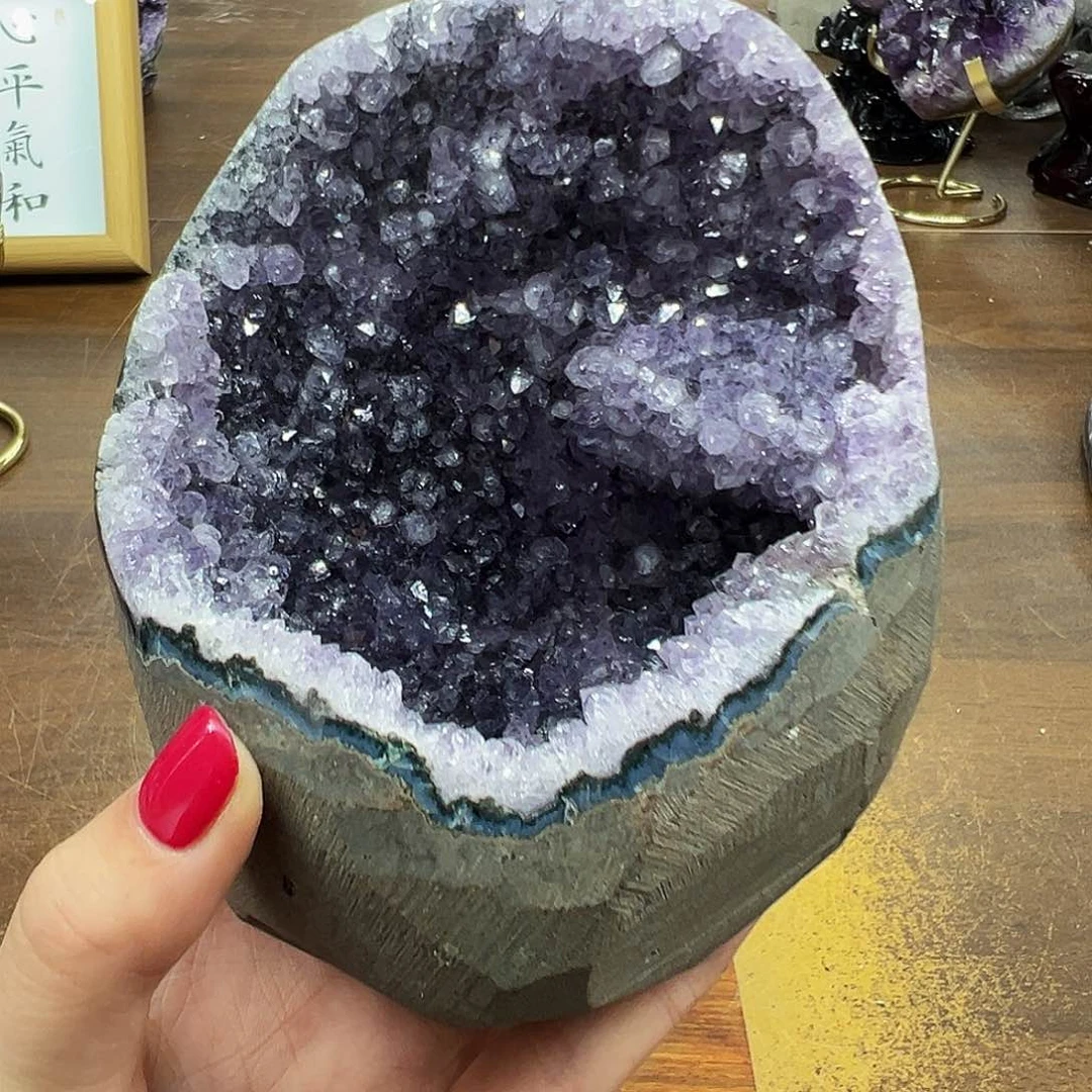 紫晶摆件未镶嵌晶体