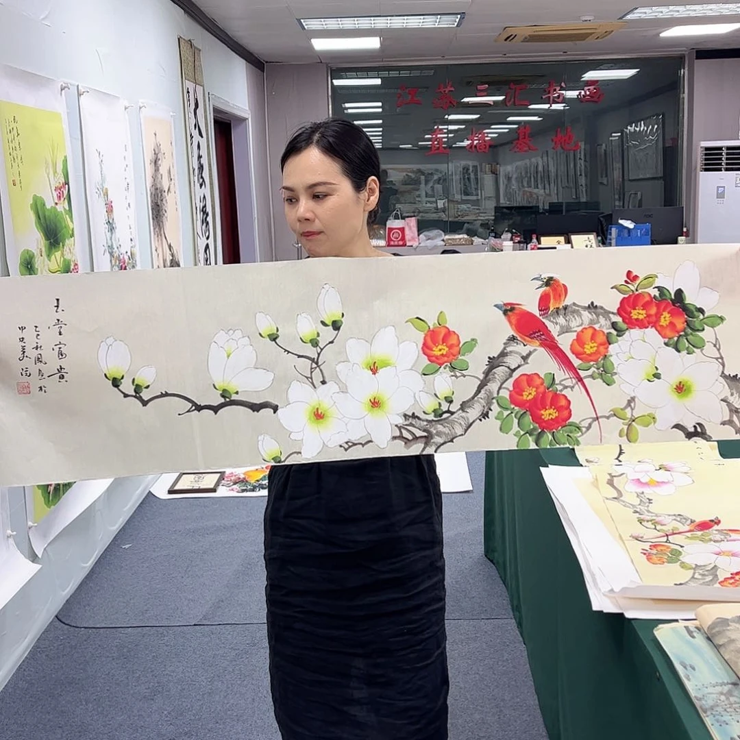 国画宣纸国画纯手绘作品
