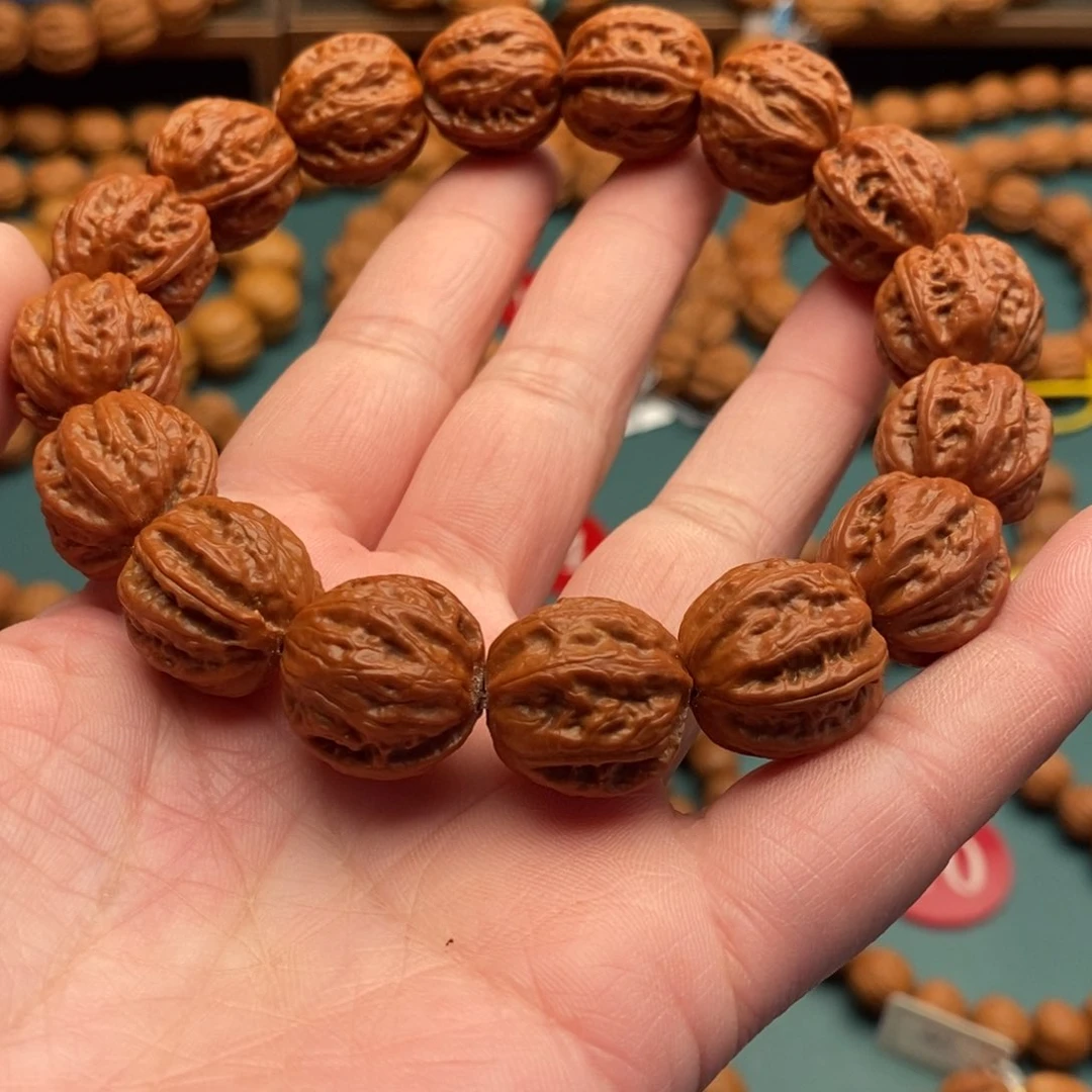 文玩核桃手串17尺寸八棱
