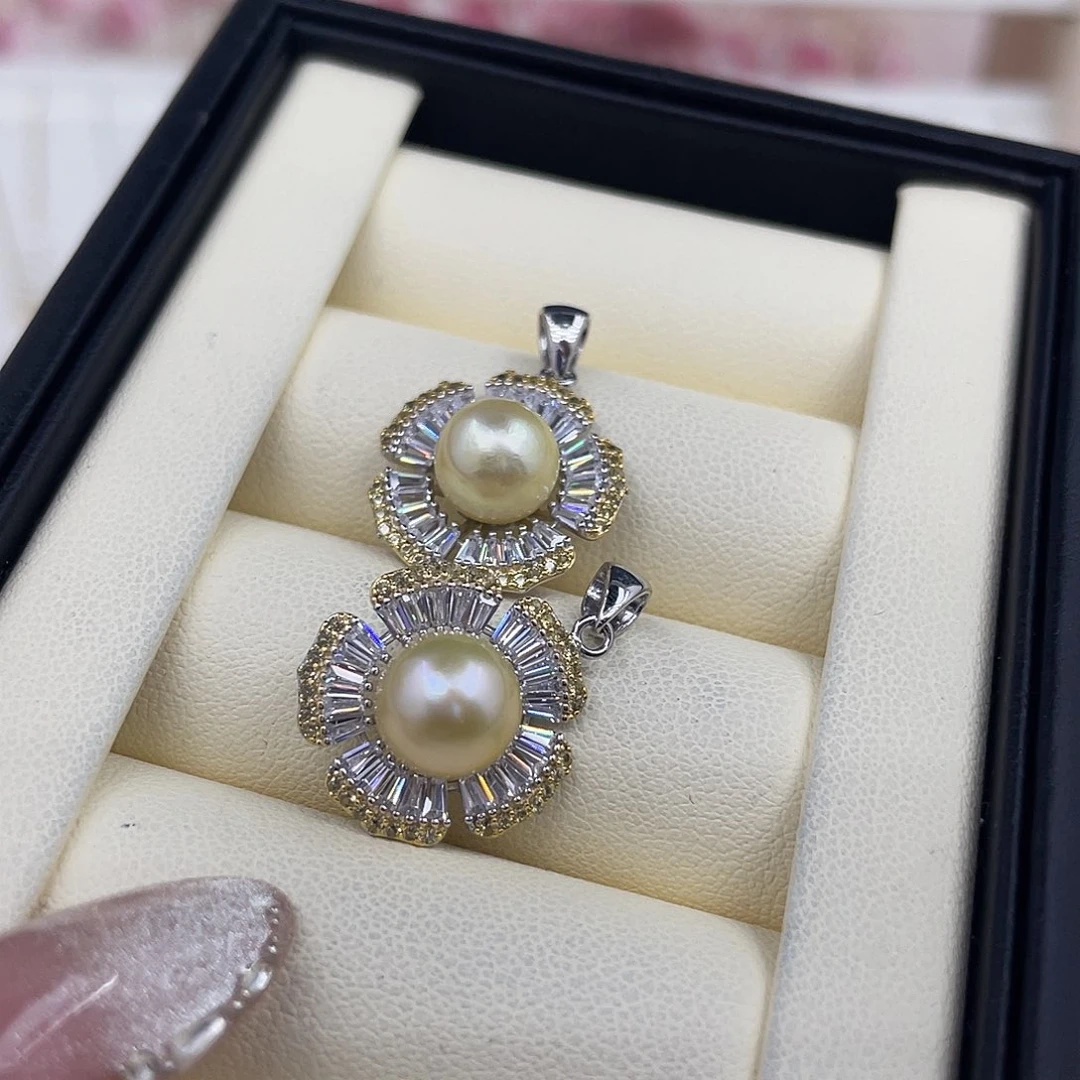 颈饰海水珍珠银S925镶嵌