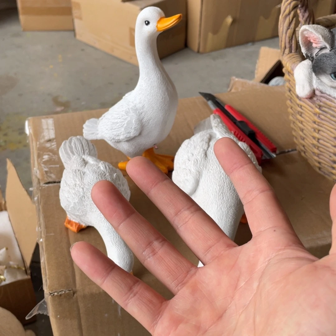 【闪购商品】树脂三只鸭子摆件