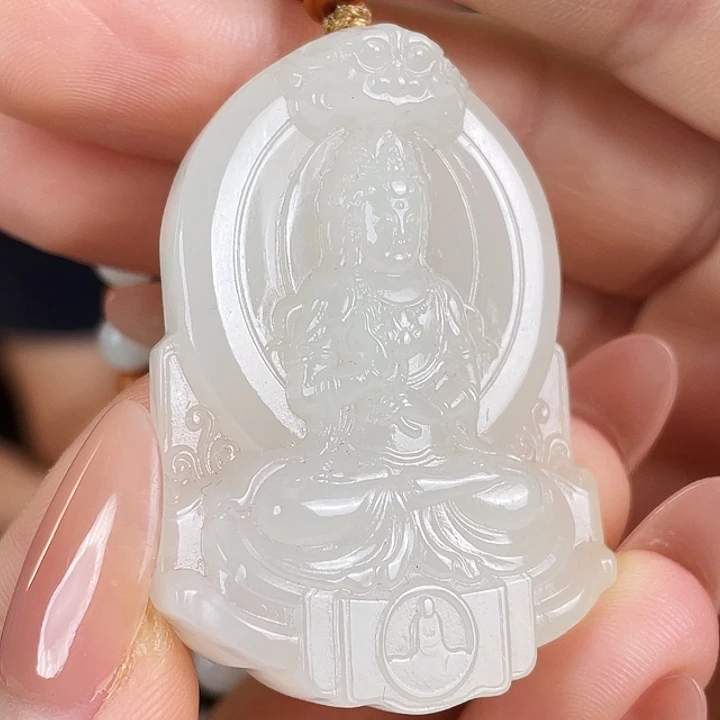 和田玉未镶嵌颈饰定制发货