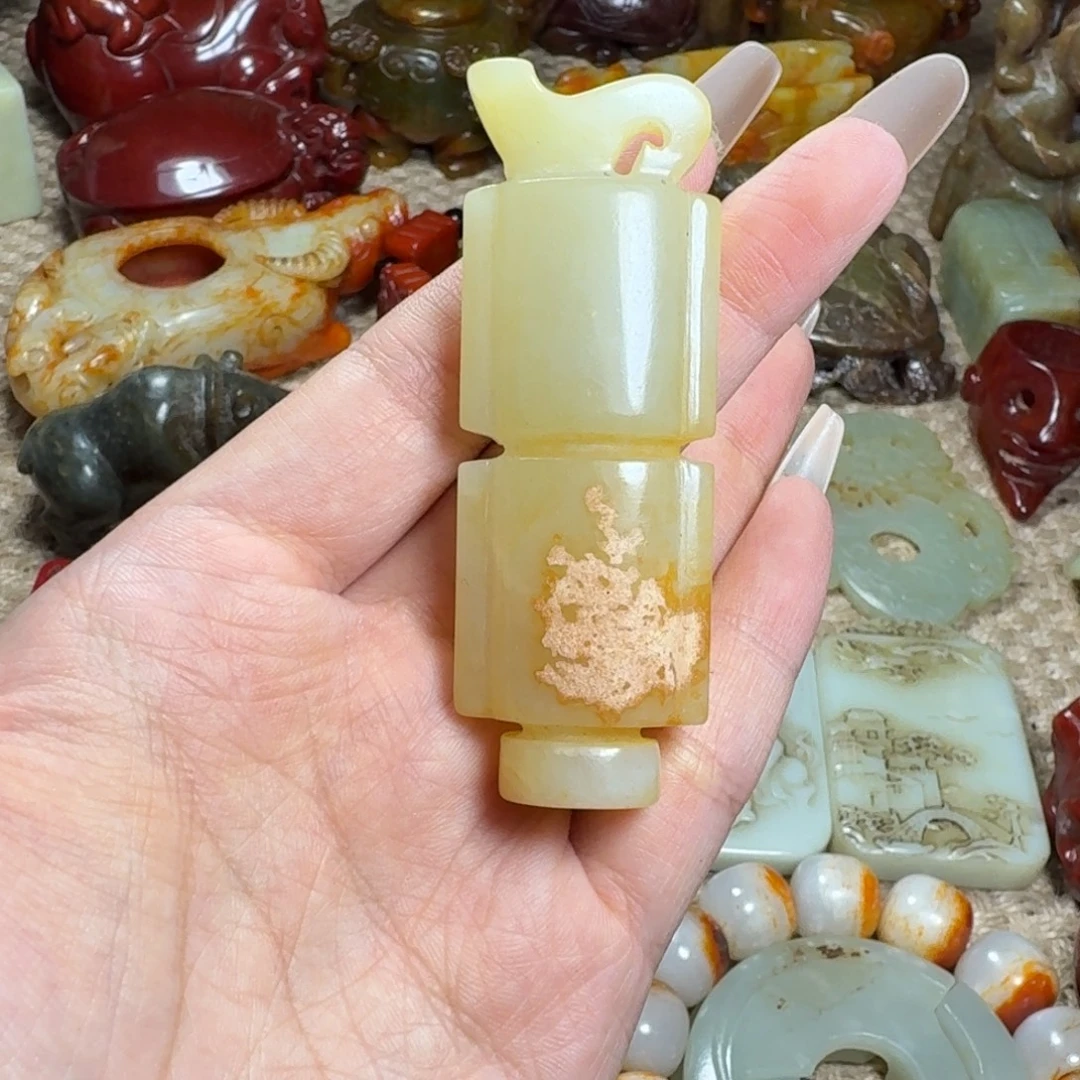白玉菩提吊坠挂件