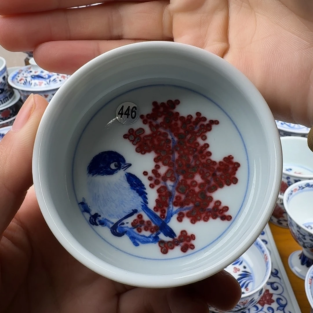 M***⁸青花釉里红卢氏杯