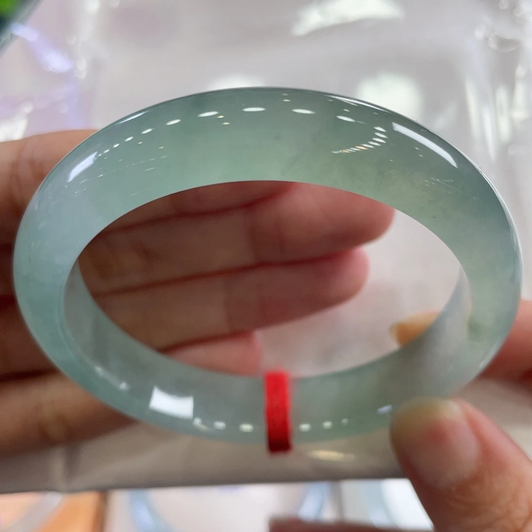 未镶嵌手镯翡翠53号正圈