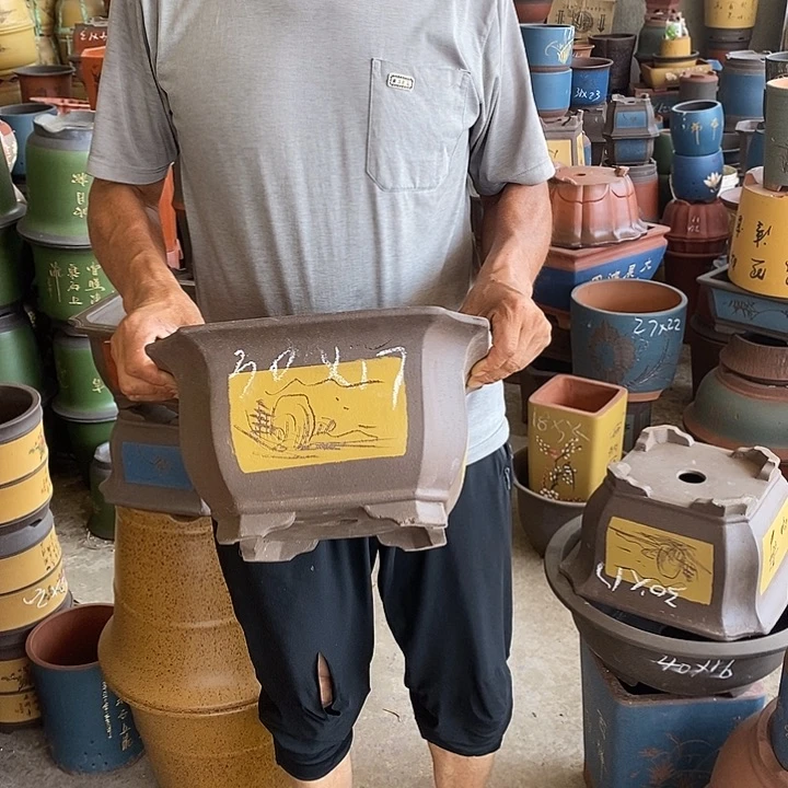 紫砂花盆紫砂花盆