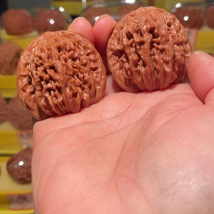 木质文玩麻核桃四座楼