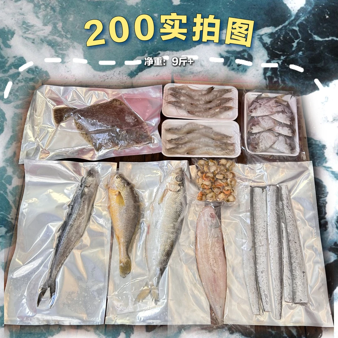 200海鲜大礼包中秋送礼日照海鲜礼盒九种海鲜大气海鲜大礼盒