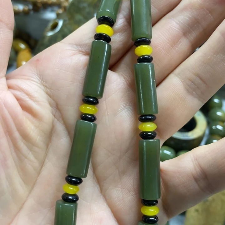 未镶嵌手链岫岩老玉(透闪石质玉)波**贸