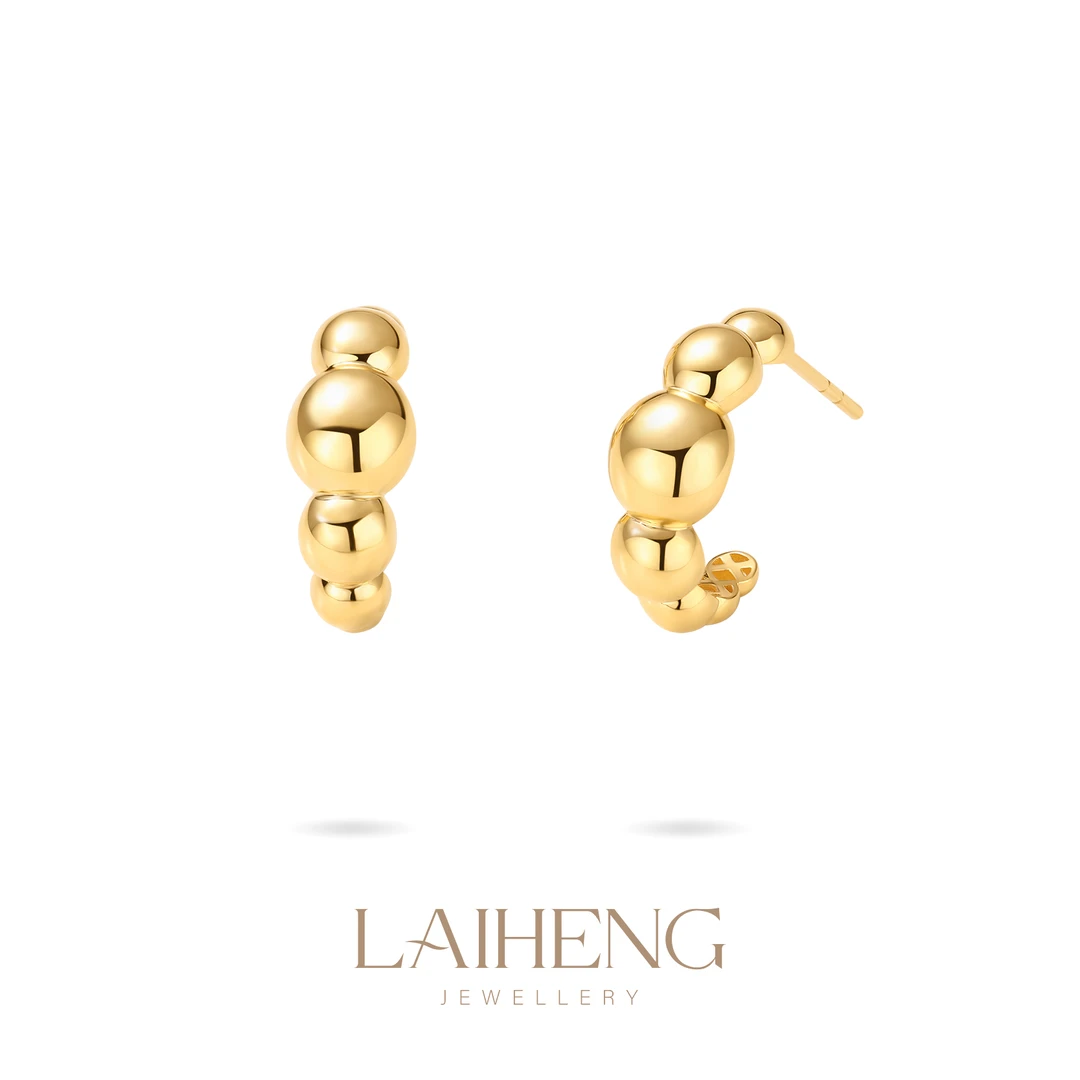 18K金 素金耳饰 247045