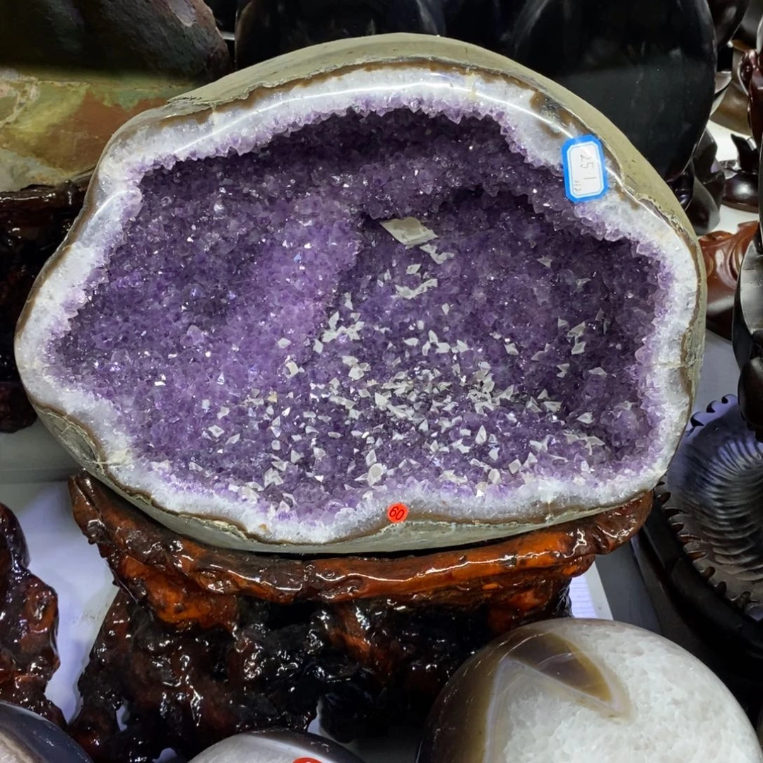 未镶嵌大型摆件（非配饰）紫晶小葛