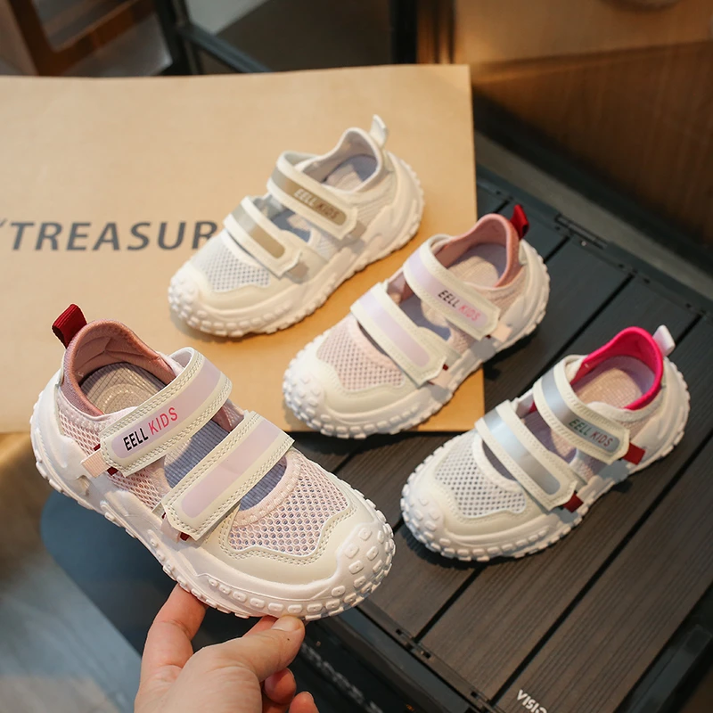 包头夏季女不露脚趾女童凉鞋运动鞋欧若动感风框子运动鞋