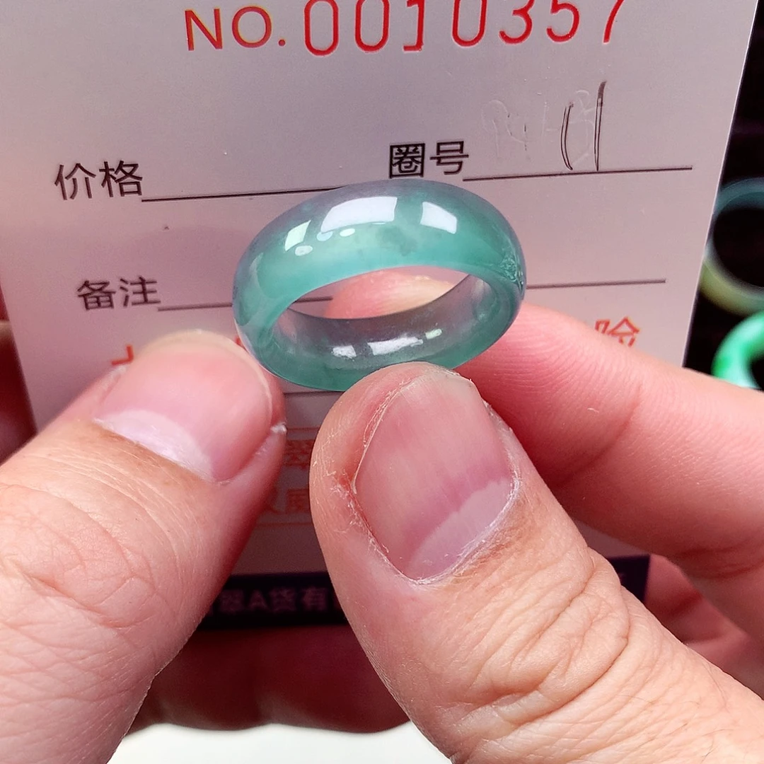 四****翡翠未镶嵌戒指天然