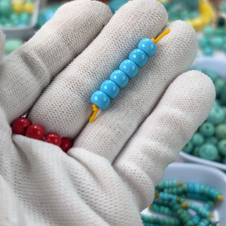 南红玛瑙未镶嵌手链绿松石