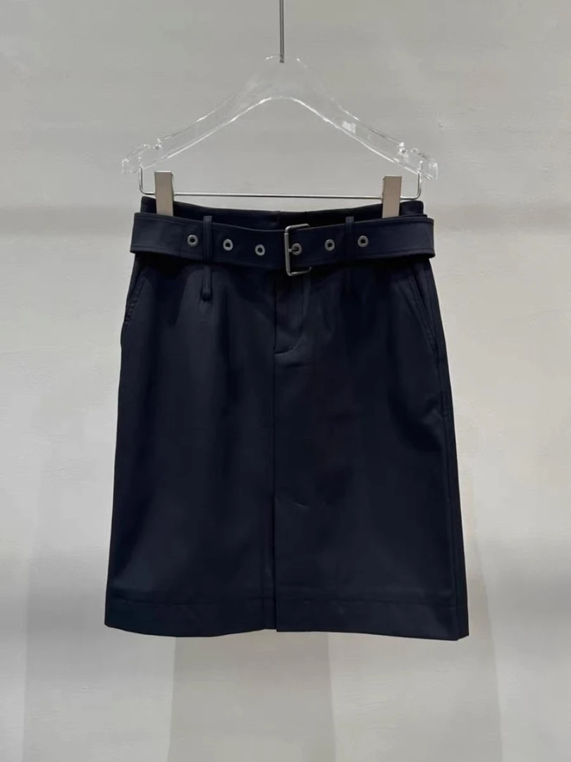 高腰修身显瘦包臀A字半身裙时尚短裙女3506