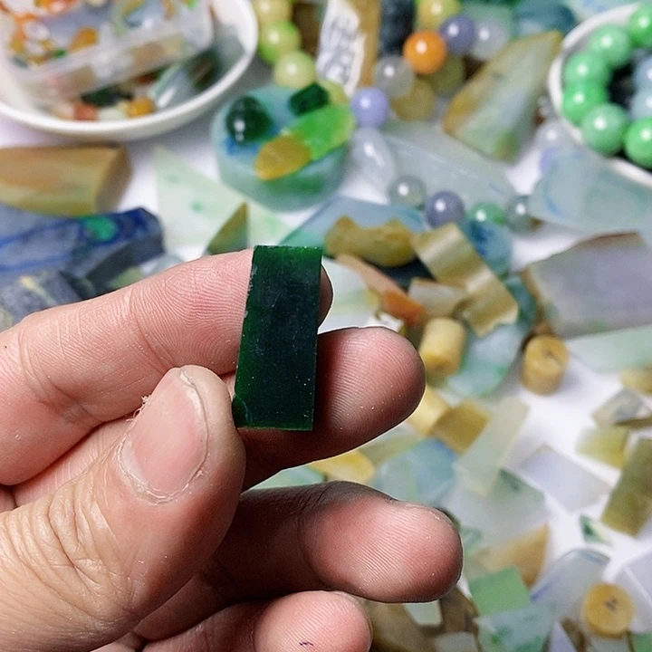 翡翠散珠天然翡翠A货