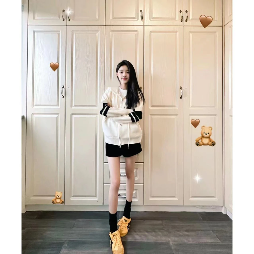 徐秋阳   TB开衫  百搭时尚气质休闲撞色显瘦显白开衫