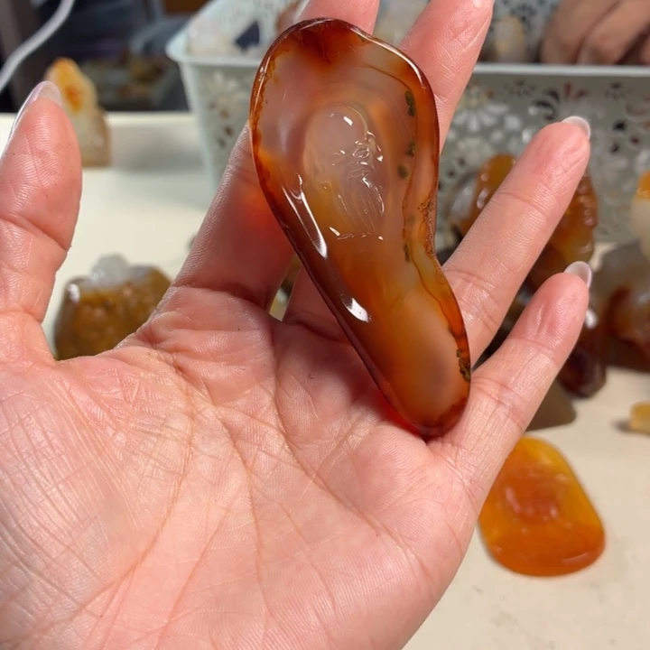 玛瑙/玉髓未镶嵌吊坠(不含链)