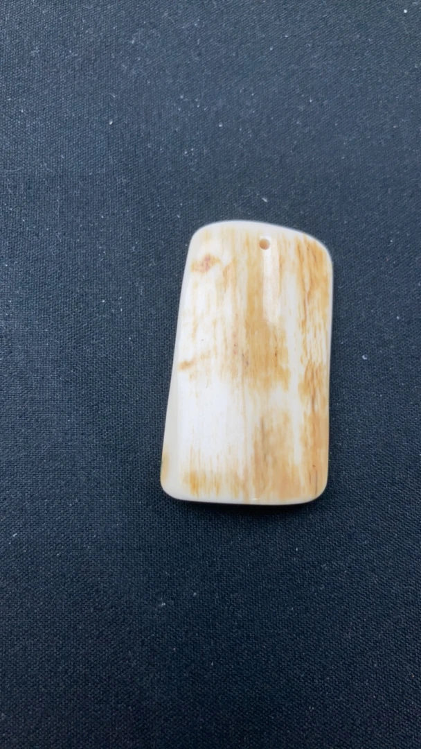 p03134天然猛犸象牙无事牌吊坠挂件配件配饰