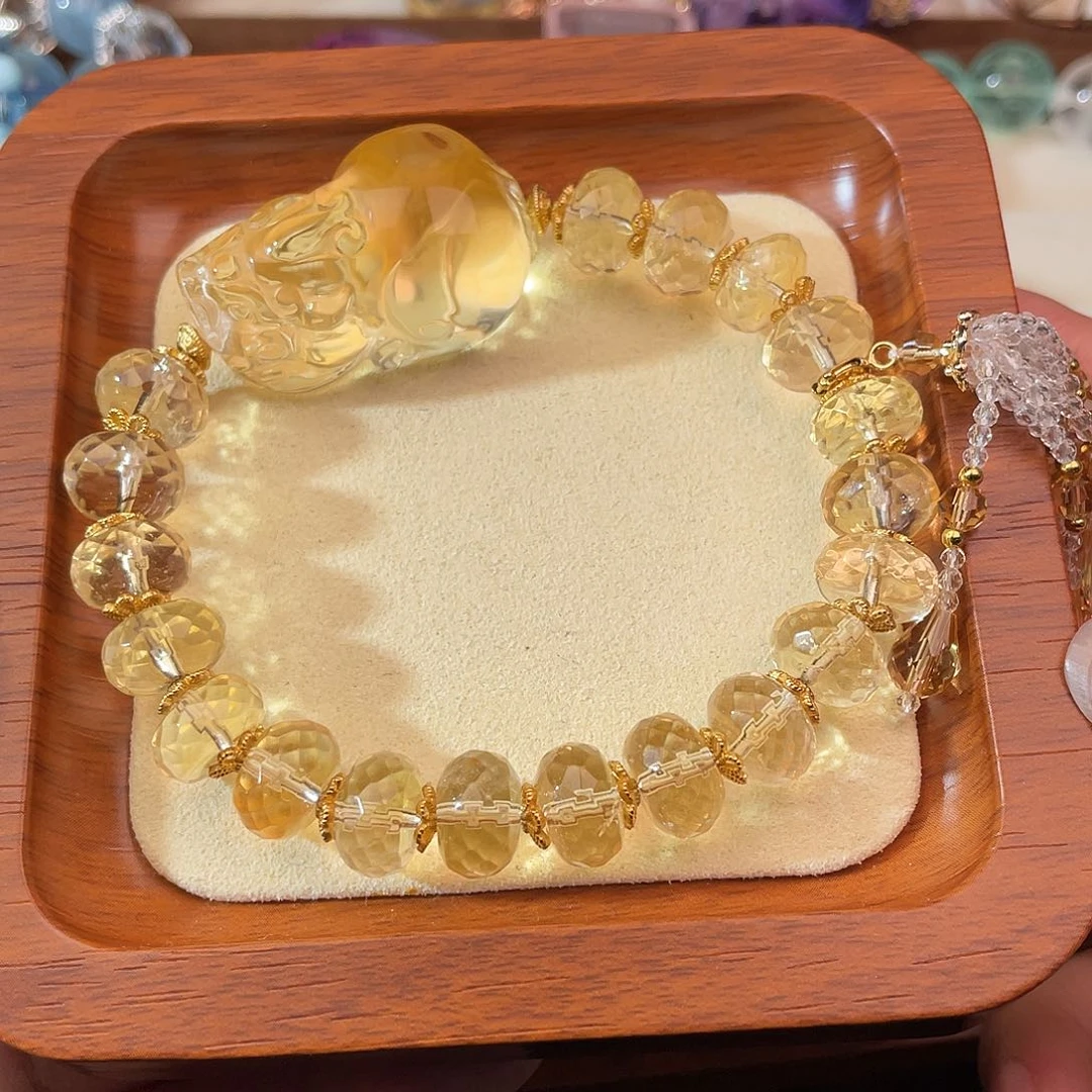 水晶手链未镶嵌芊*天然水晶手链097