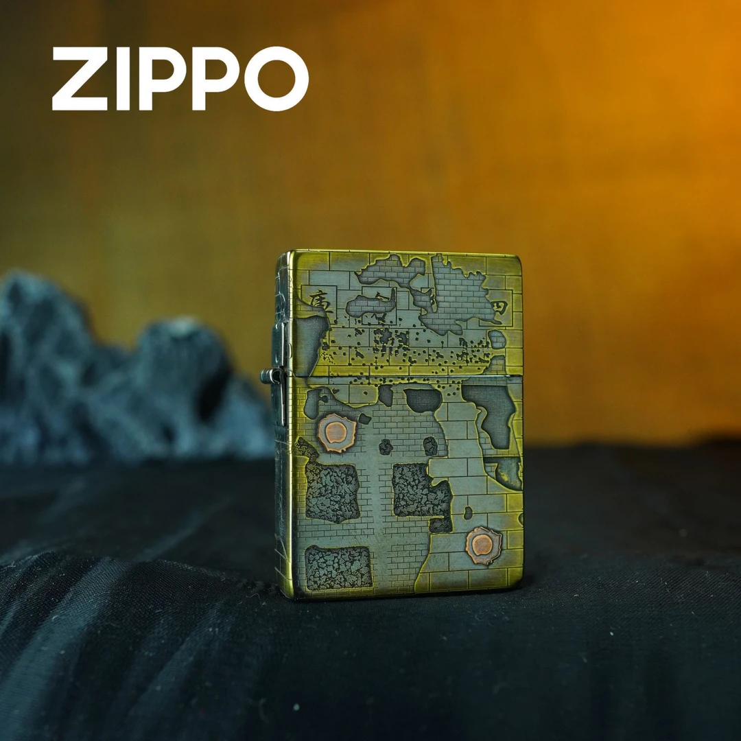 ZIPPO 打火机正品 1935.25紫铜镶嵌八百DY9920TZ 0273