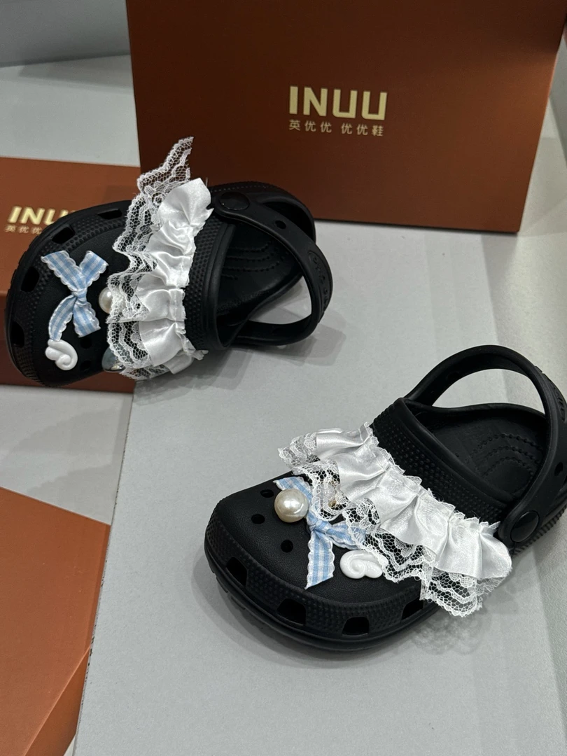 时尚童鞋25夏洞洞鞋货号5019