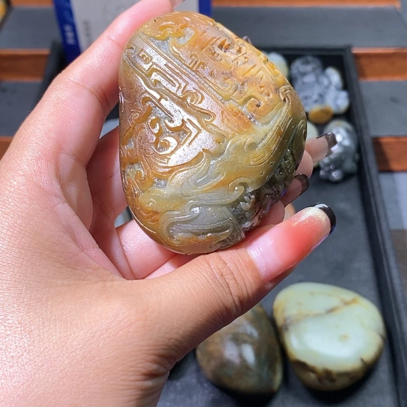 【闪购商品】和田玉未镶嵌颈饰硕*园
