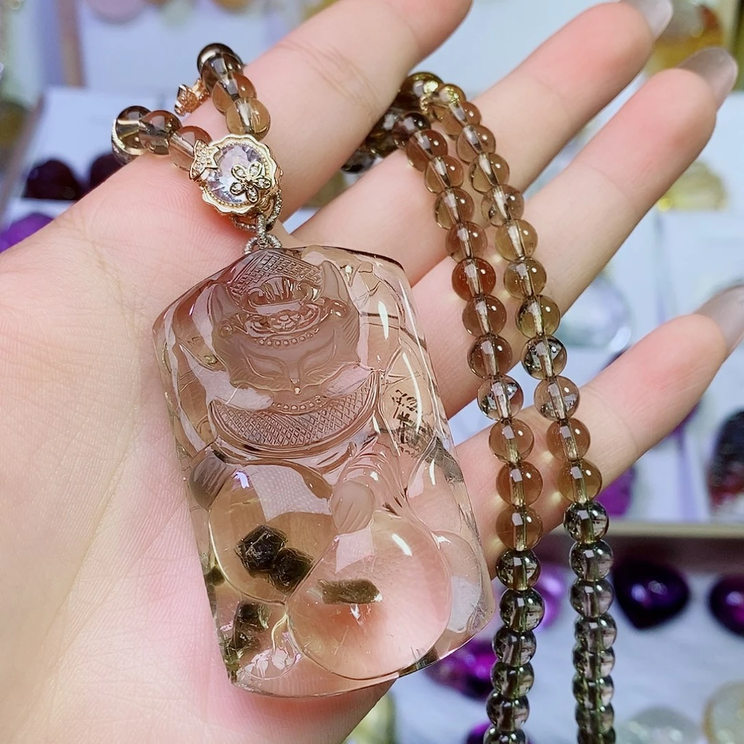 未镶嵌吊坠(赠链)水晶