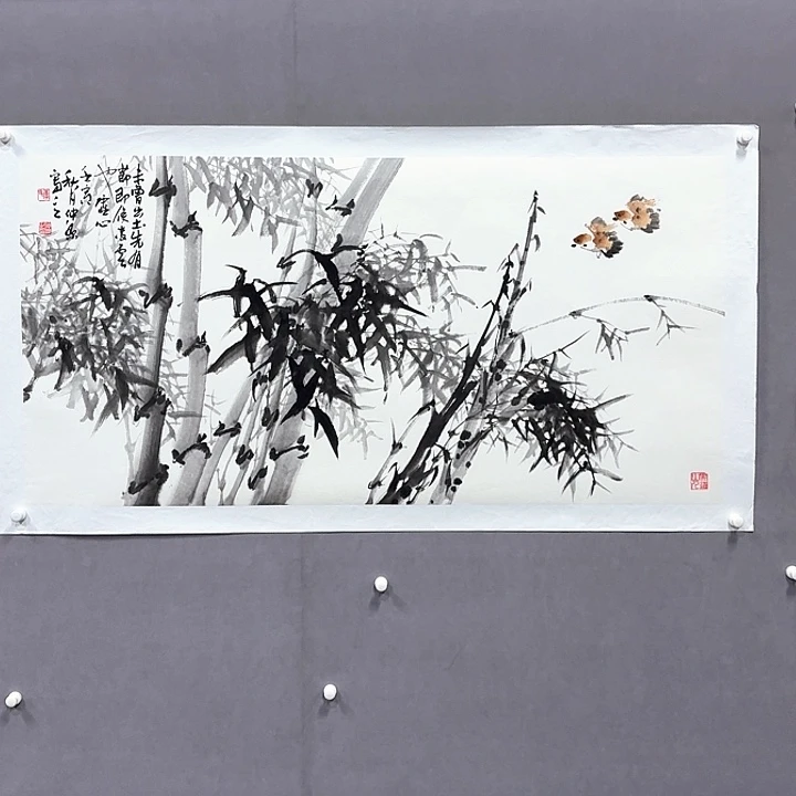 国画亲笔手绘放心去藏