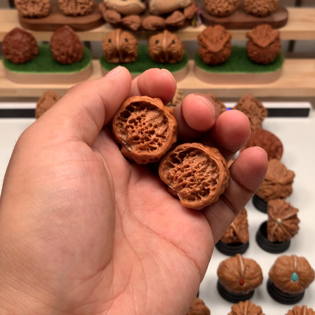 【闪购商品】吊坠文玩核桃S***舟隐隐约约