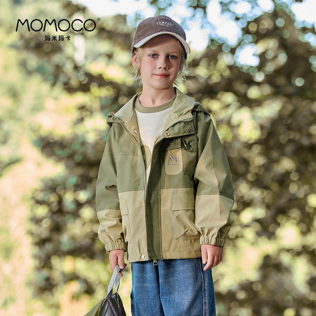 MOMOCO/玛米玛卡秋季新款男童休闲风外套75130117003