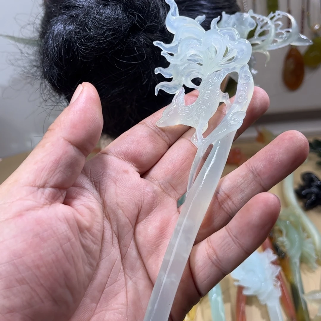 ****满合金蛇纹石玉颈饰