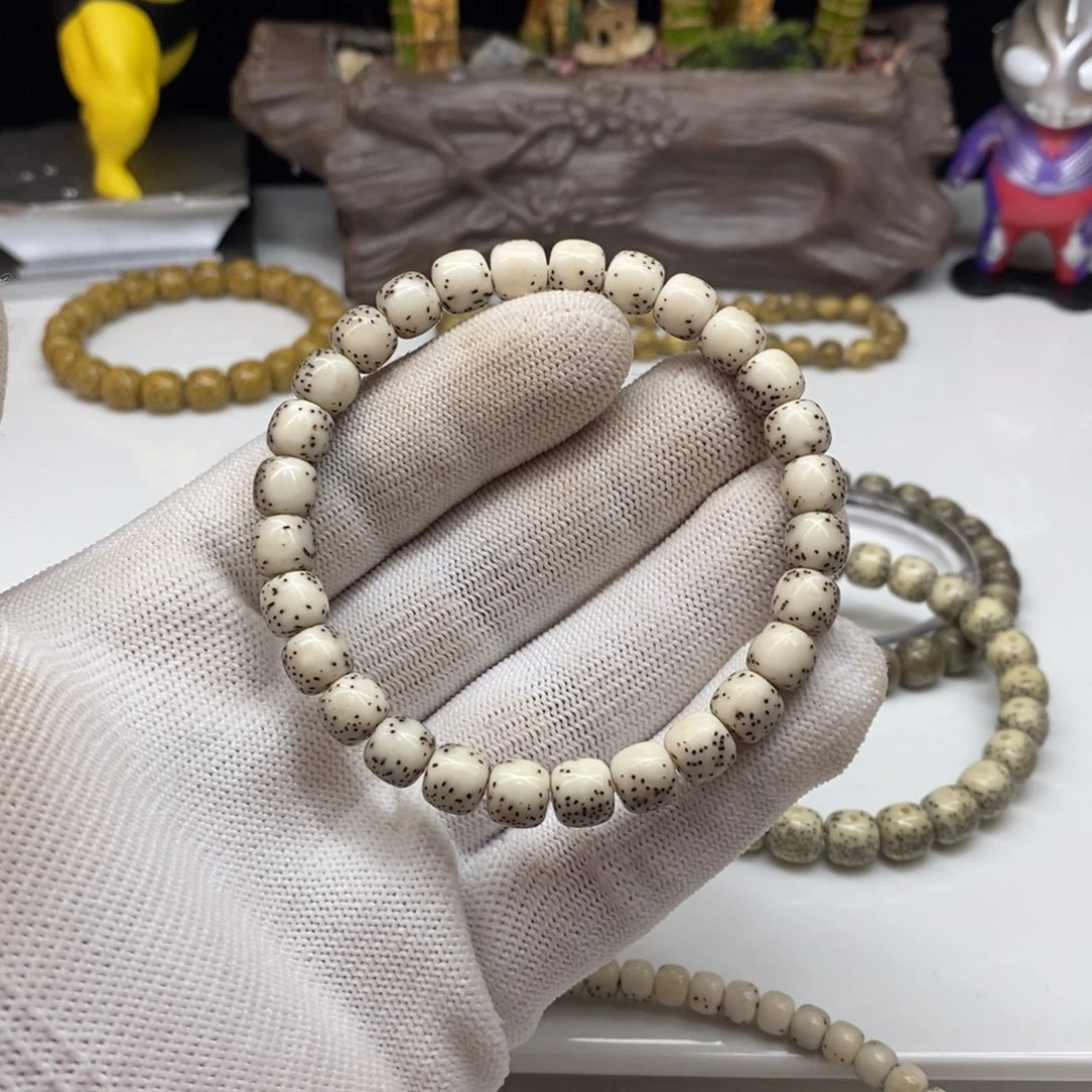 手串星月菩提8x7河豚细星