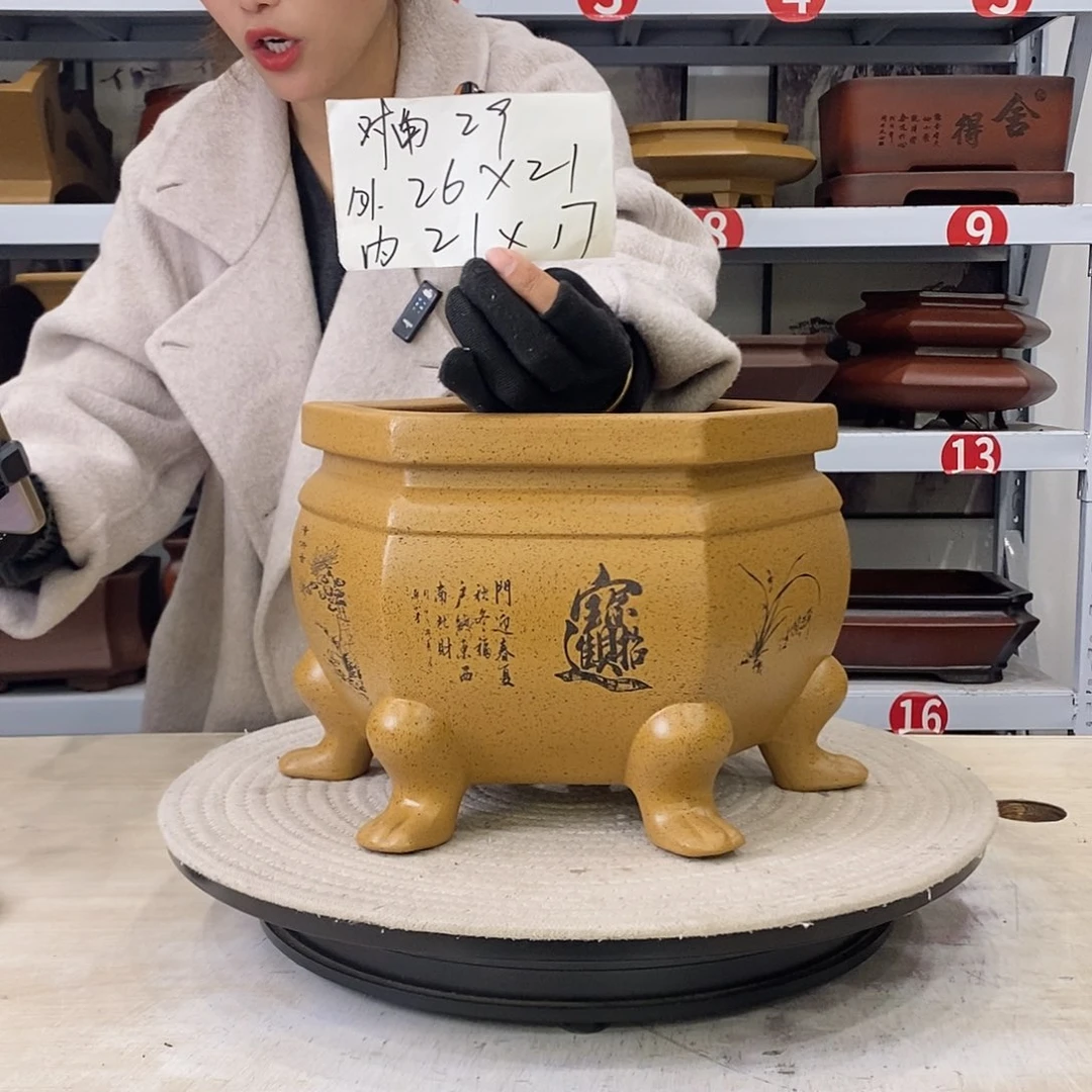 花盆紫砂紫砂花盆