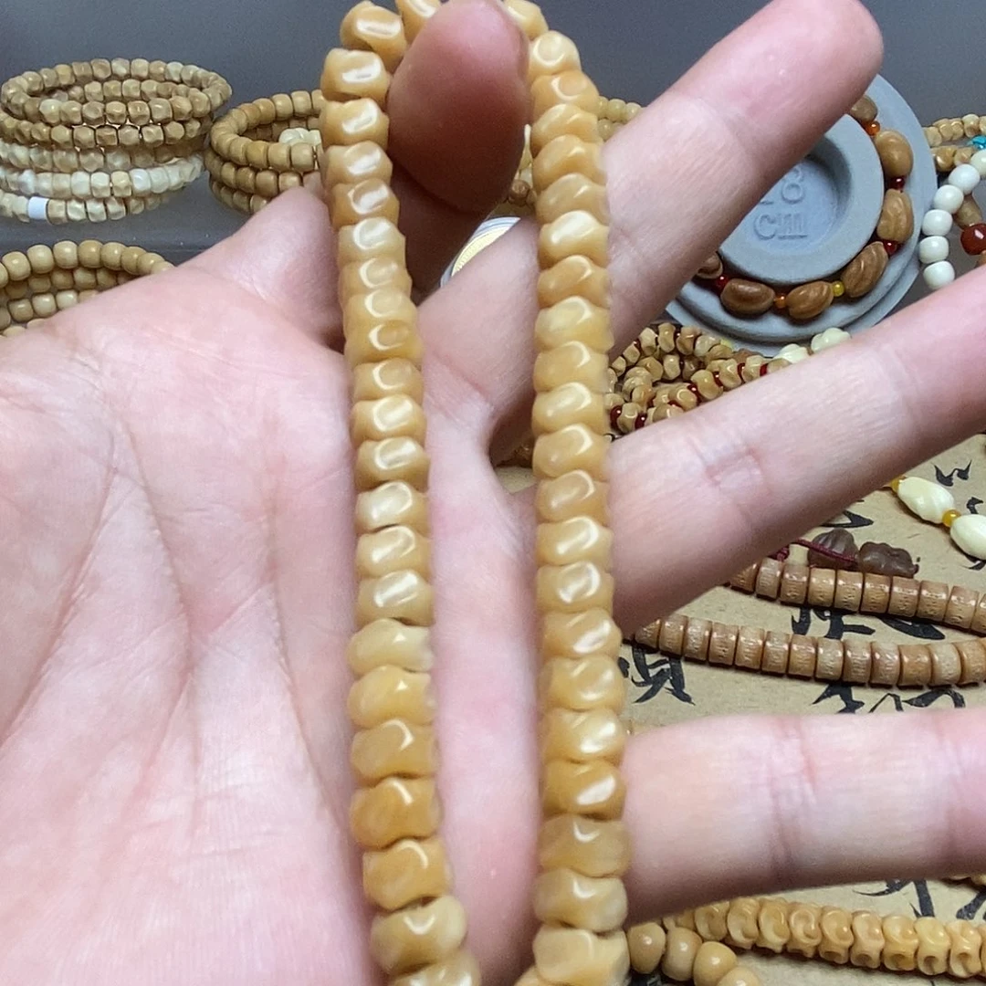 菩提根/象牙果把件龙脊菩提龙骨手持玉化料