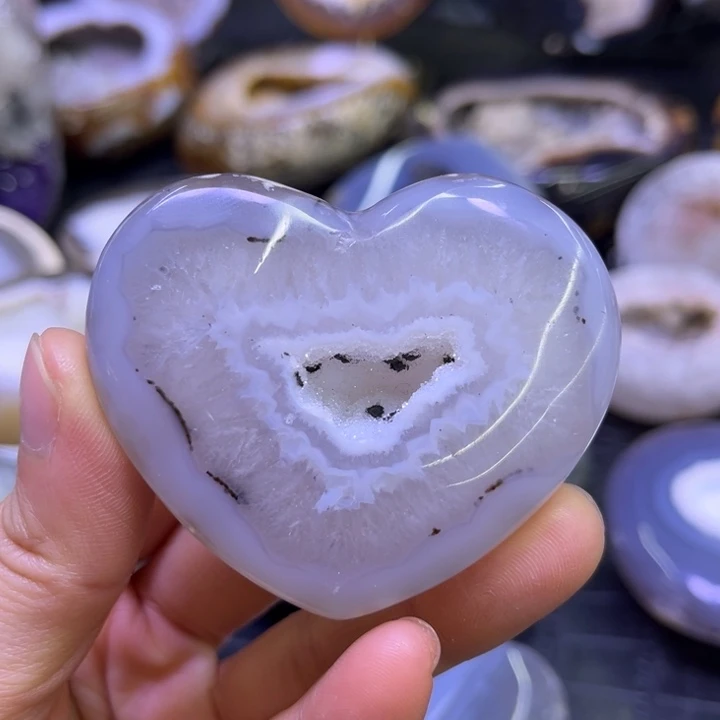 珠宝半成品未镶嵌水晶爱心