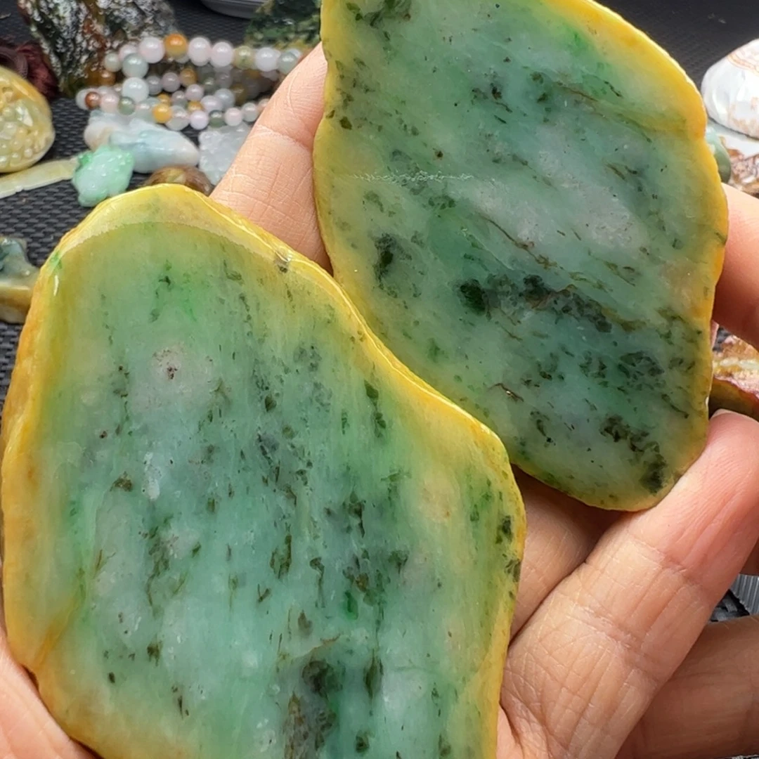 翡翠裸石缅甸翡翠