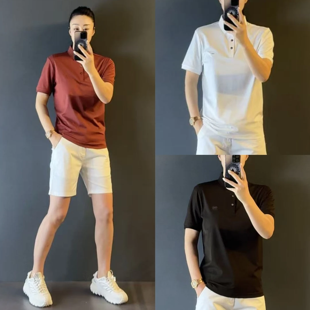 迪卡里奥费雷男士高端宠粉款进口索罗娜Polo衫23SS133夏款男装T恤